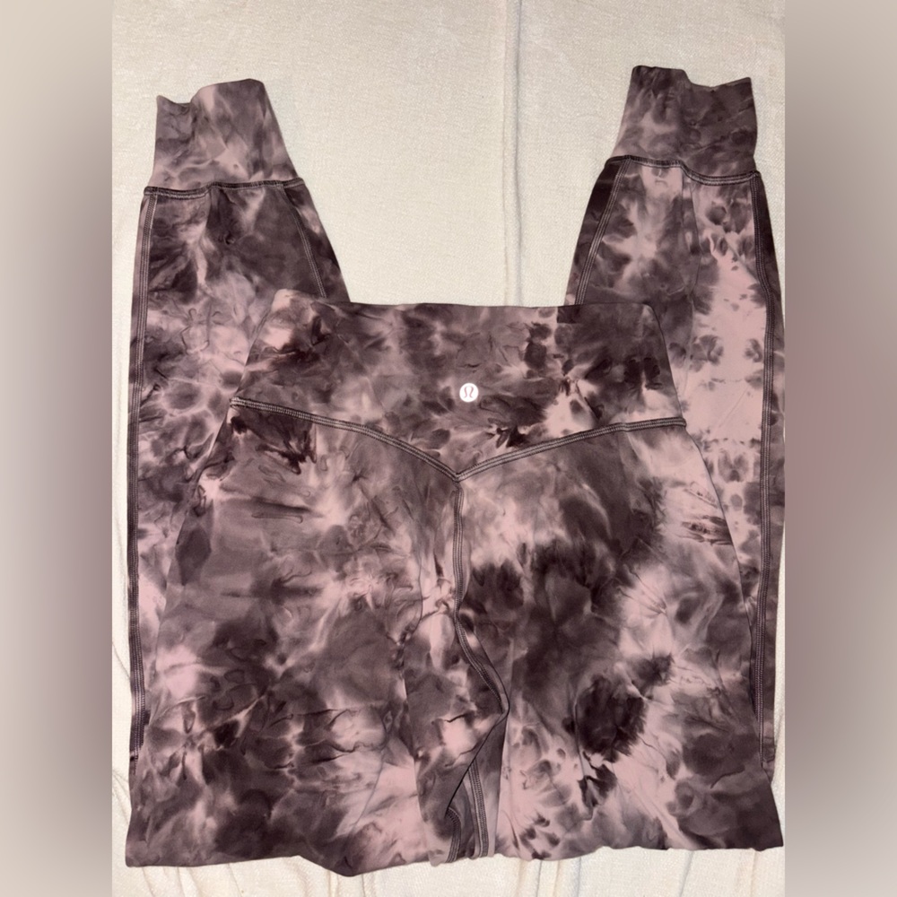 Lululemon tie dye nwot size 4 jogger leggings